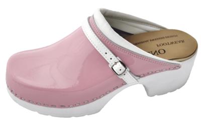 sabots vernis roses confort Alice